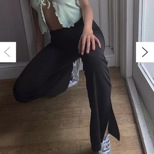 🖤uo split flare pants🖤